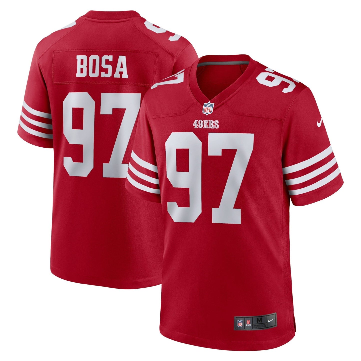 Men's Nike Nick Bosa Scarlet San Francisco 49ers Player Game Jersey