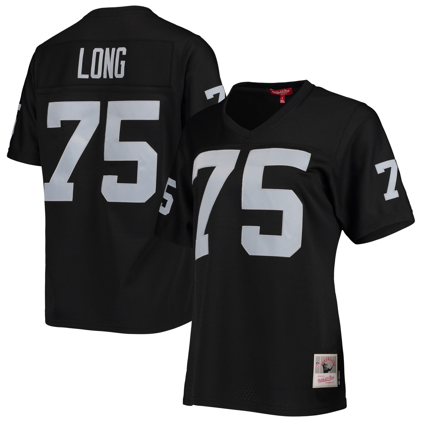 Howie Long Las Vegas Raiders Mitchell & Ness Women's Legacy Replica Player Jersey - Black