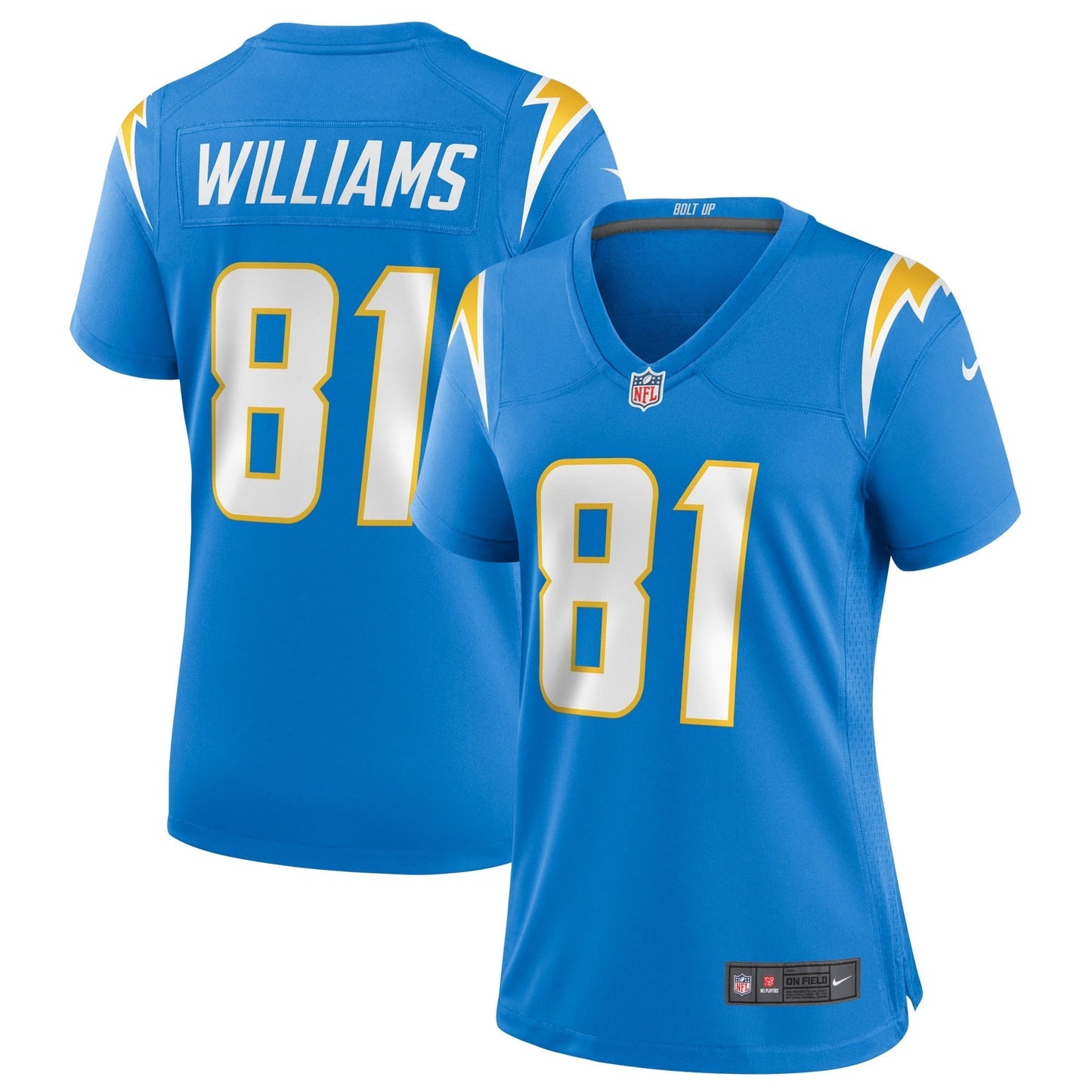 Women's Nike Mike Williams Powder Blue Los Angeles Chargers Game Jersey