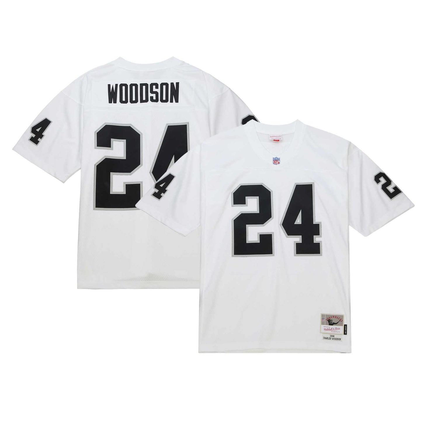 Charles Woodson Las Vegas Raiders Mitchell & Ness Legacy Replica Jersey - White