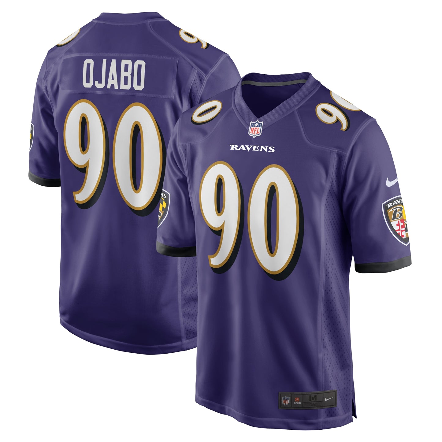 David Ojabo Baltimore Ravens Nike Player Game Jersey - Purple