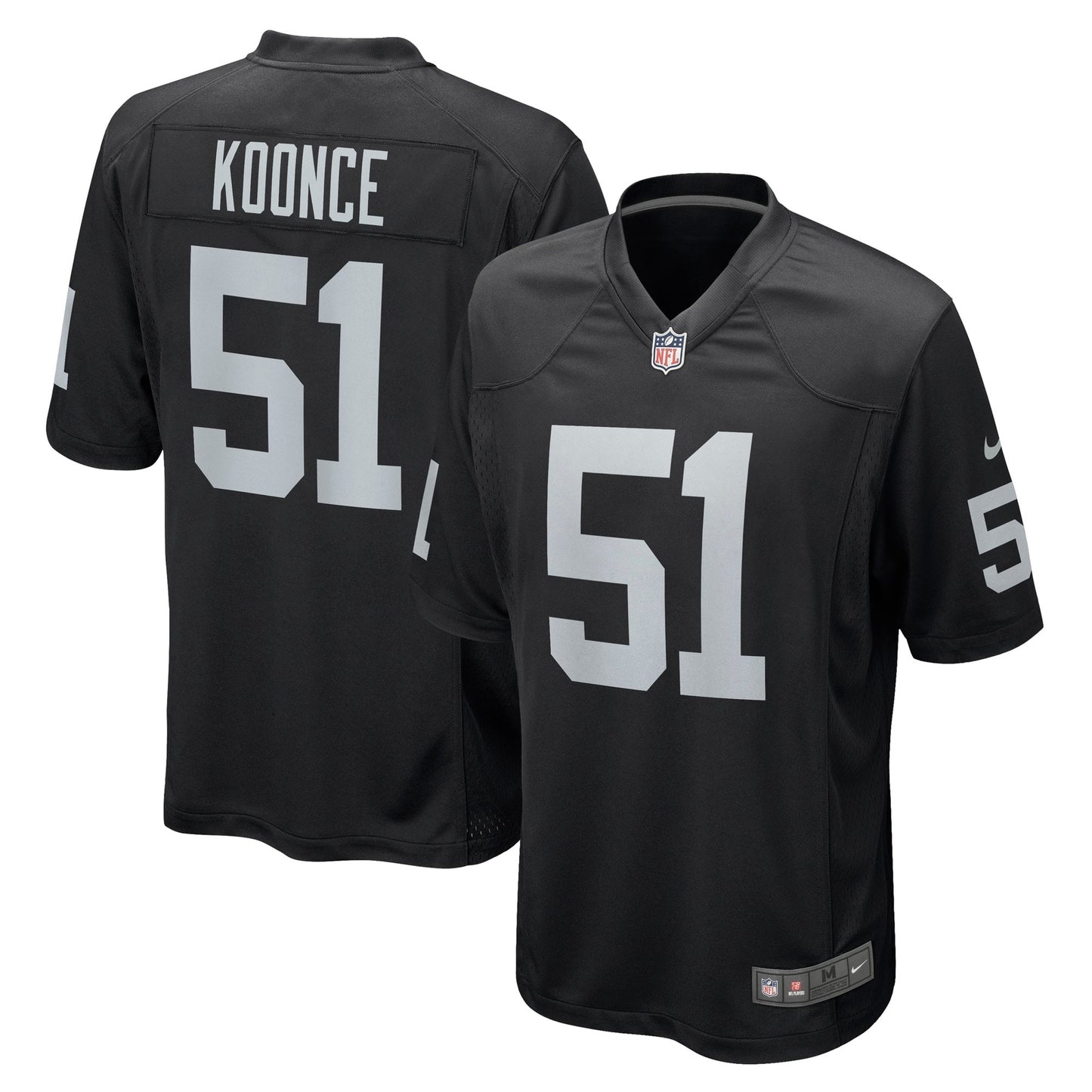Malcolm Koonce Las Vegas Raiders Nike Game Jersey - Black