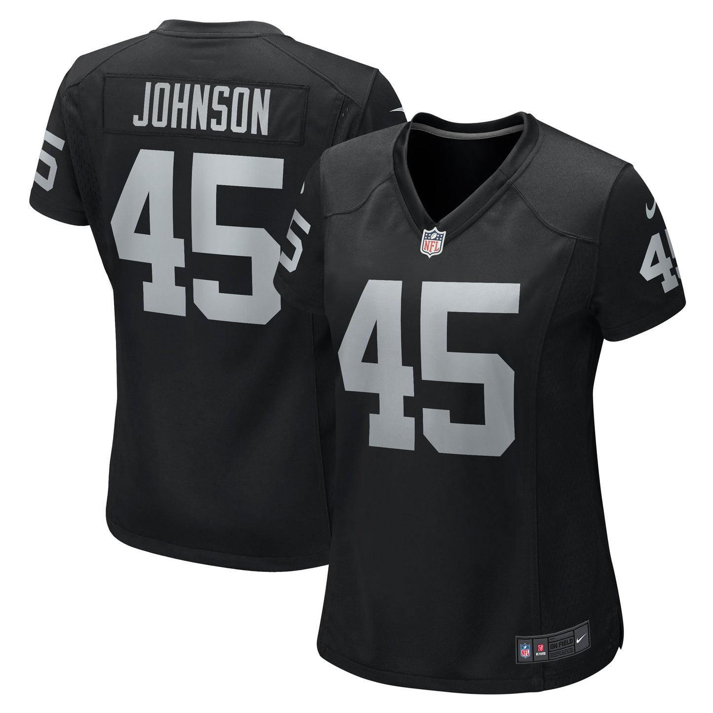 Jaquan Johnson Las Vegas Raiders Nike Women's Game Player Jersey - Black