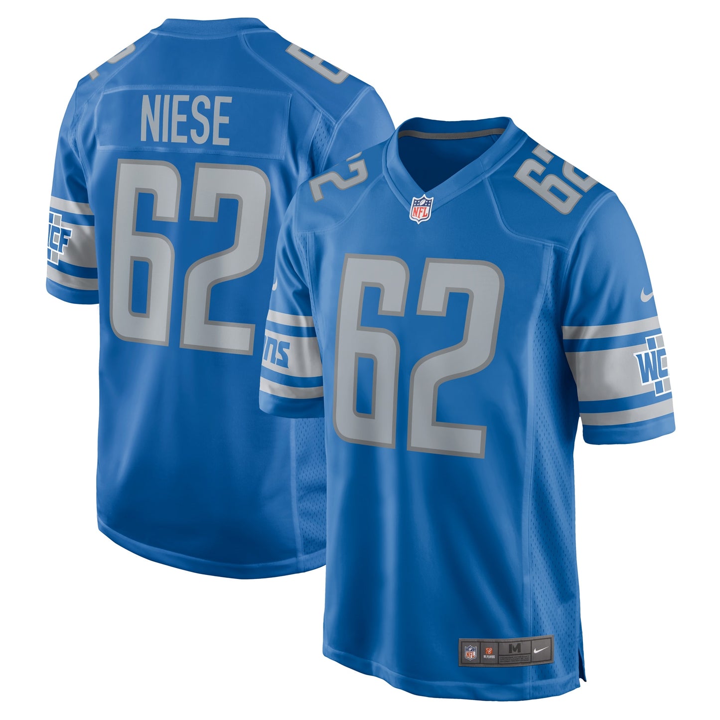 Michael Niese Detroit Lions Nike Team Game Jersey -  Blue