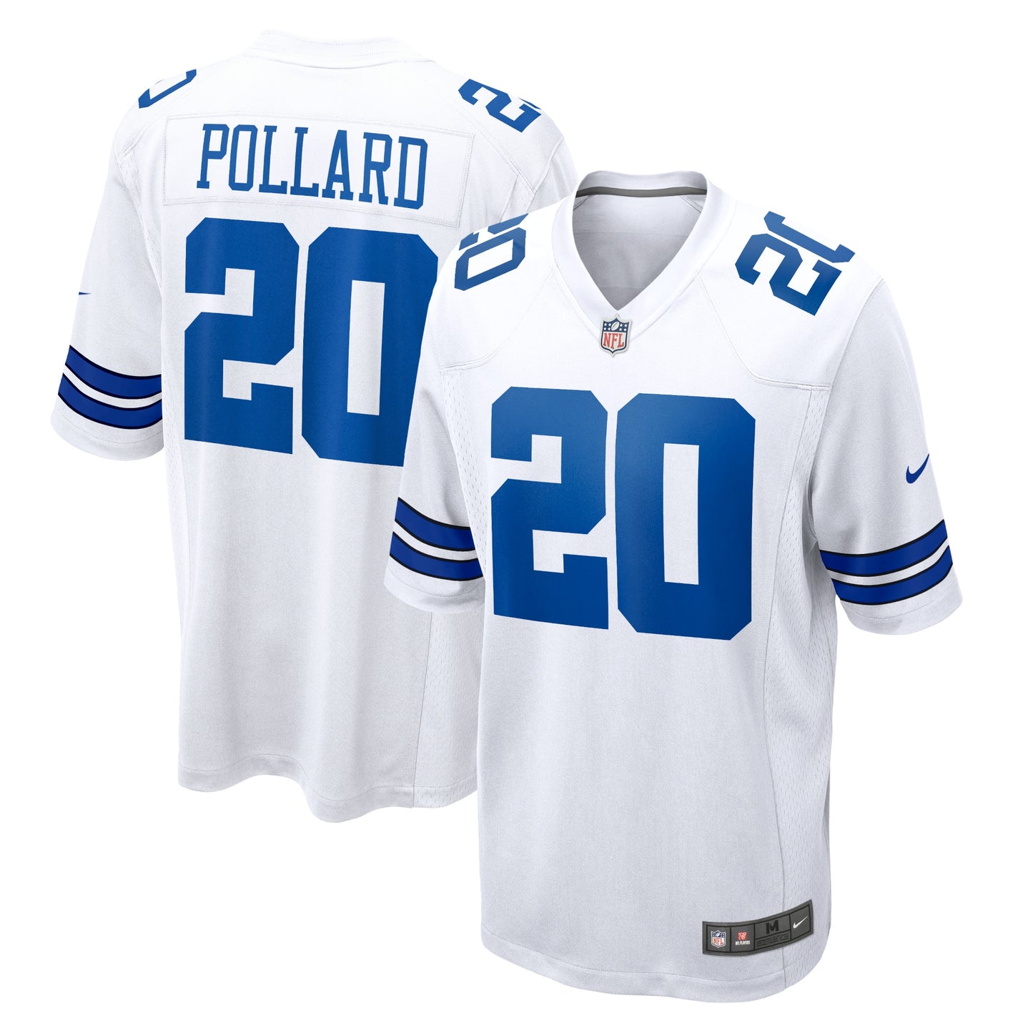 Tony Pollard Dallas Cowboys Nike Game Player Jersey - White