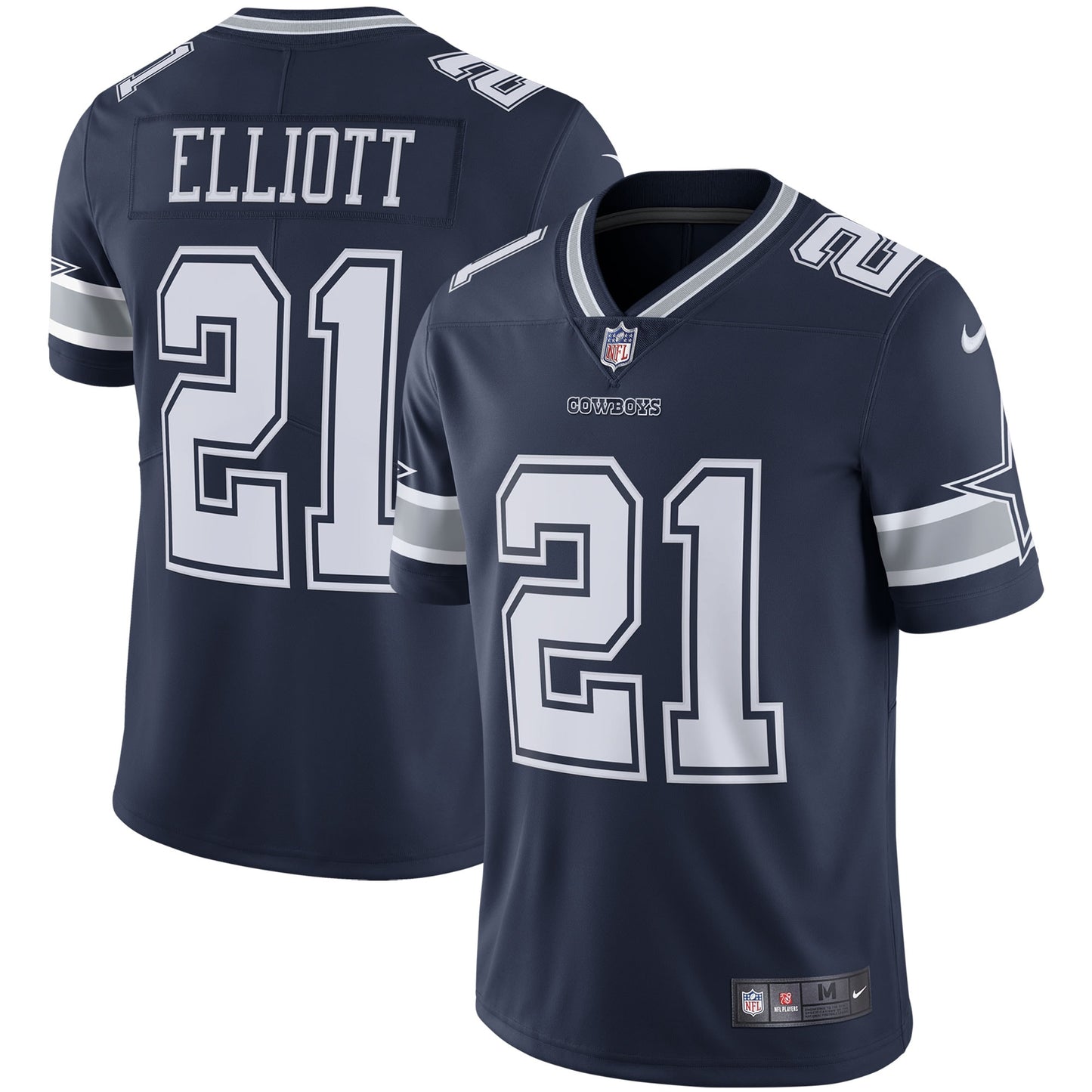 Ezekiel Elliott Dallas Cowboys Nike Vapor Limited Jersey - Navy