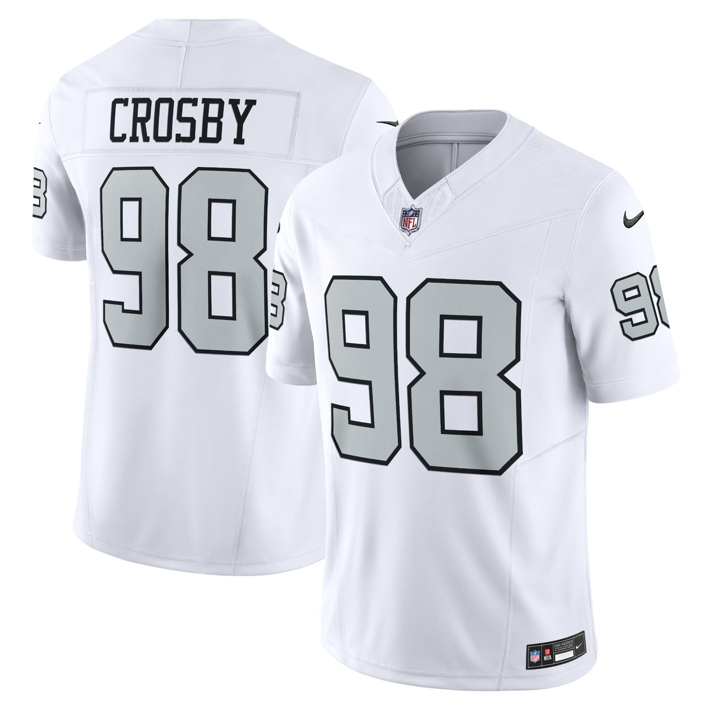 Maxx Crosby Las Vegas Raiders Nike Vapor F.U.S.E. Limited Jersey - White