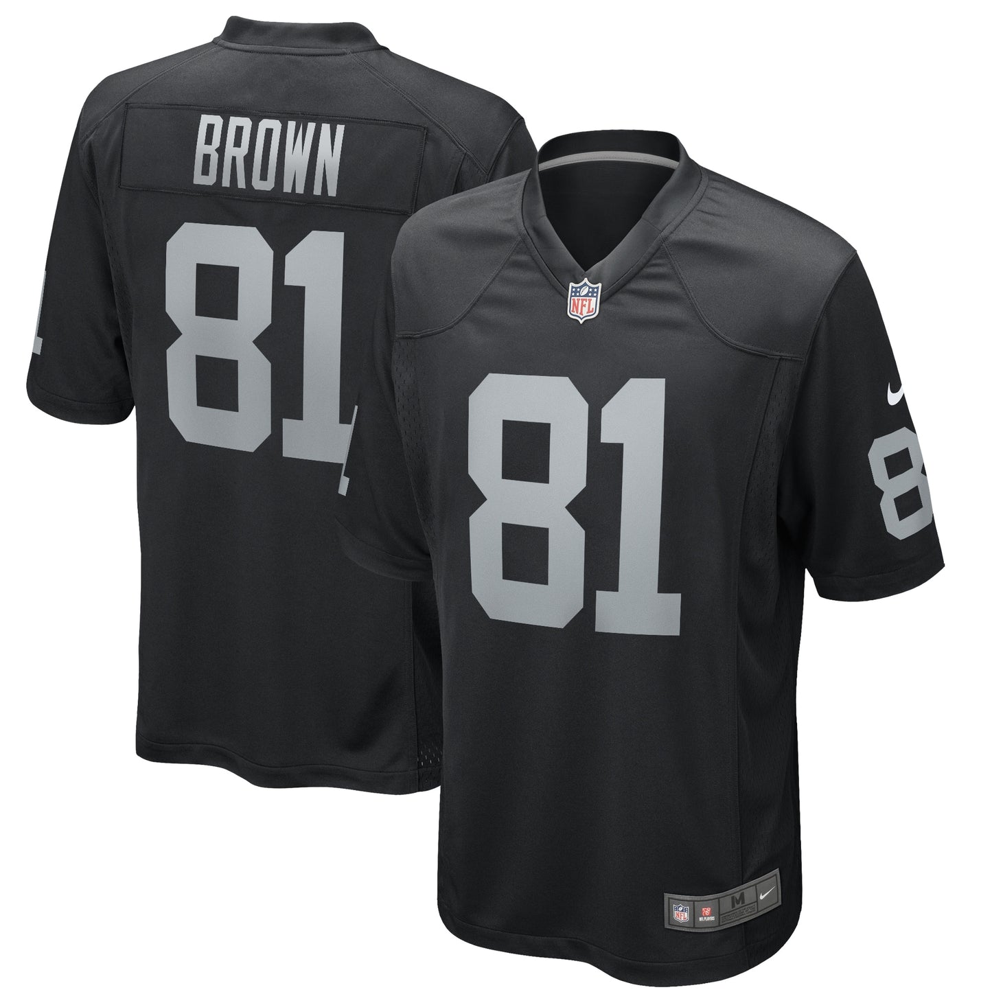 Tim Brown Las Vegas Raiders Nike Game Retired Player Jersey - Black